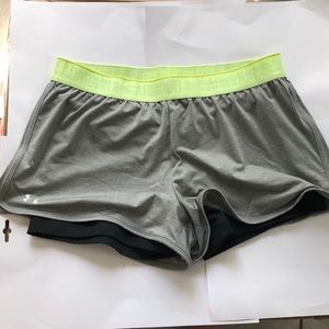 Under Armour Gray Running Shorts